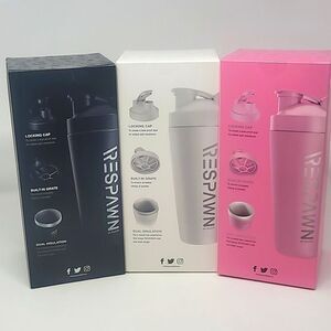 Stainless Steel Shaker - Dual-Insulated, 20oz Shaker Cup with Built-In Grate